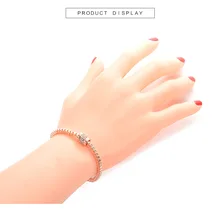 Простой циркониевый браслет женский браслет для йоги сверхъестественный Лава камень «reiki» браслет женские ювелирные изделия подарок на день Святого Валентина