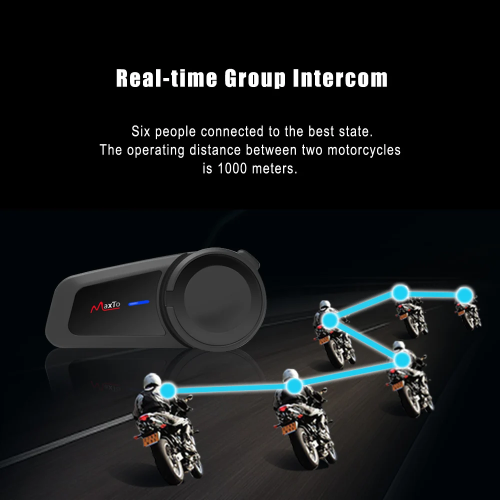Maxto-M2  ̴ 6  1000M   5.0 FM MP3 , Casco  Ŀ´  