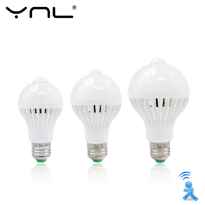 New 5W/ 7W/ 9W E27 PIR Infrared Motion Sensor Detection Auto Lamp LED Light Bulb New 5W/ 7W/ 9W E27 PIR Infrared Motion Sensor Detection Auto Lamp LED Light Bulb