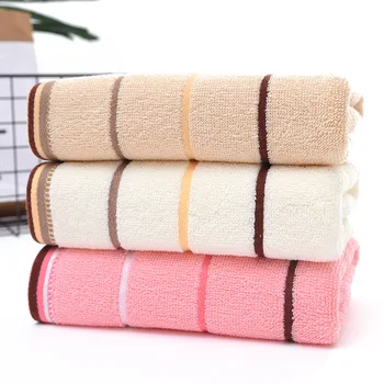 

2019 new cotton towel set soft absorbent adult home daily towel active gift wholesale