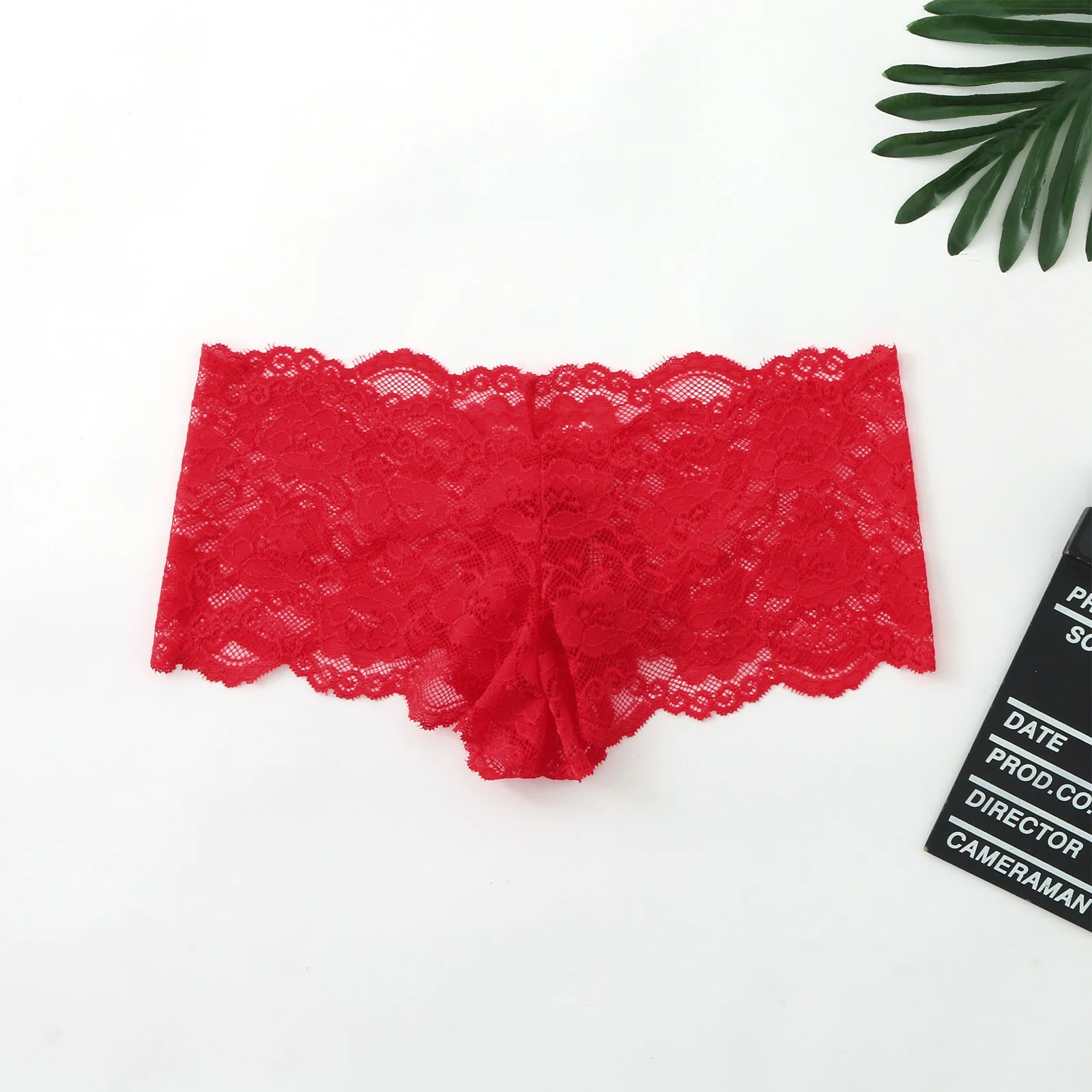 Men Underwear Men Lace Sexy Underwear Boxer Transparent Ultra Thin Panties cueca hombre Penis Pouch Underpants Erotic Boxers Shorts