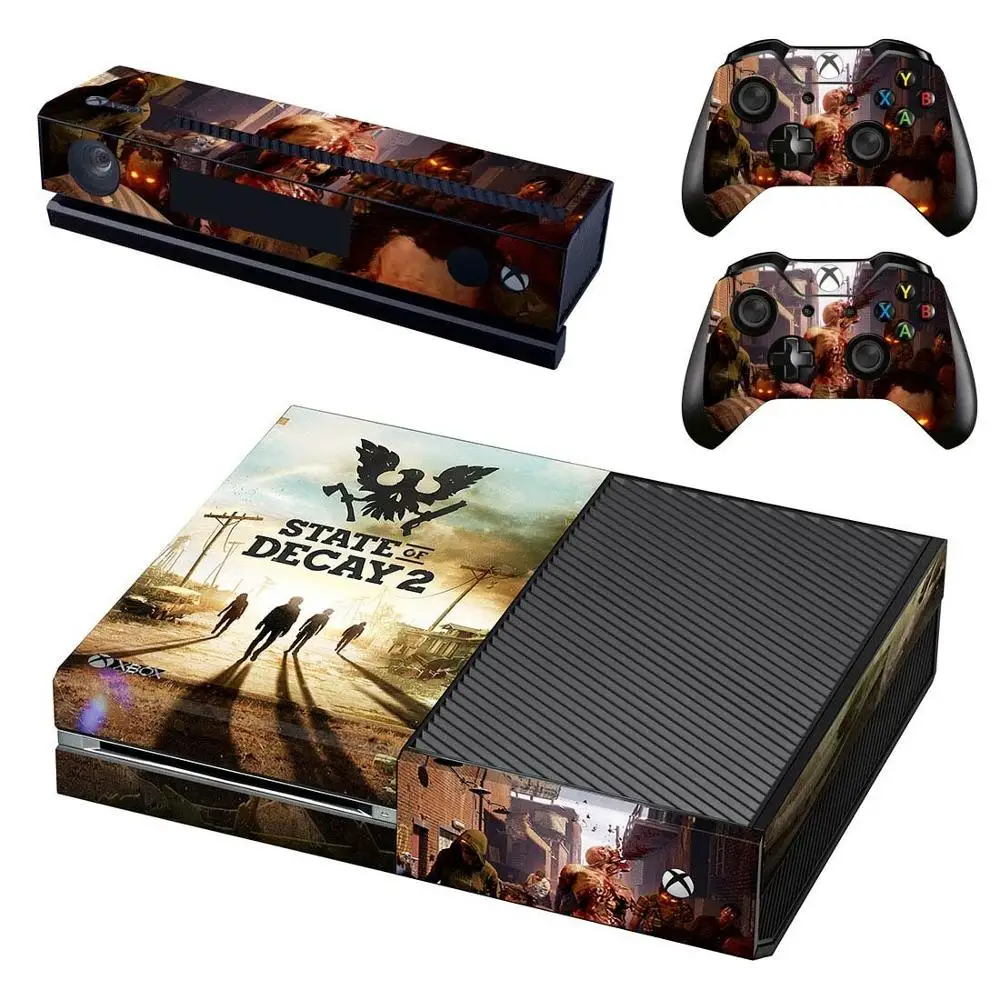 GSTM1660 Состояние распада 2 наклейки s для xbox one виниловые наклейки для кожи Стикеры для xbox one консоль Kinect два контроллера шкуры - Цвет: GSTM1660
