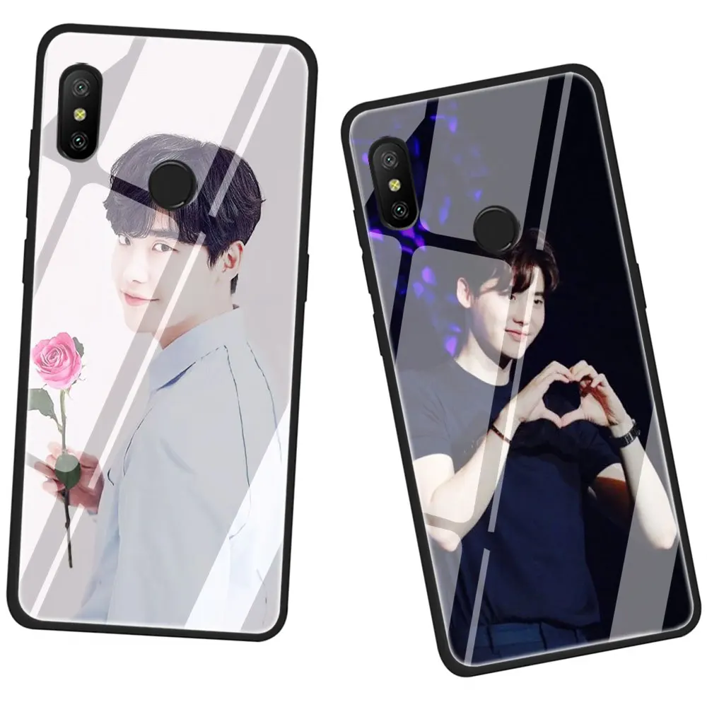 Чехол Lee Jong Suk из закаленного стекла для Xiaomi 8 Lite A1 A2 9 Redmi Note 5 6 7 Pro 6A 4X F1