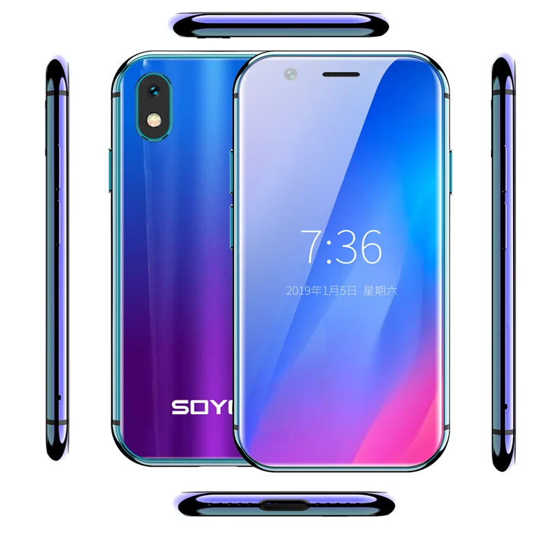 Мини-смартфон SOYES XS 3 ''3 GB+ 32GB 2GB+ 16B Android Face Recognion 1580mAh 4G Wifi резервный карманный мобильный телефон PK 7S Melrose