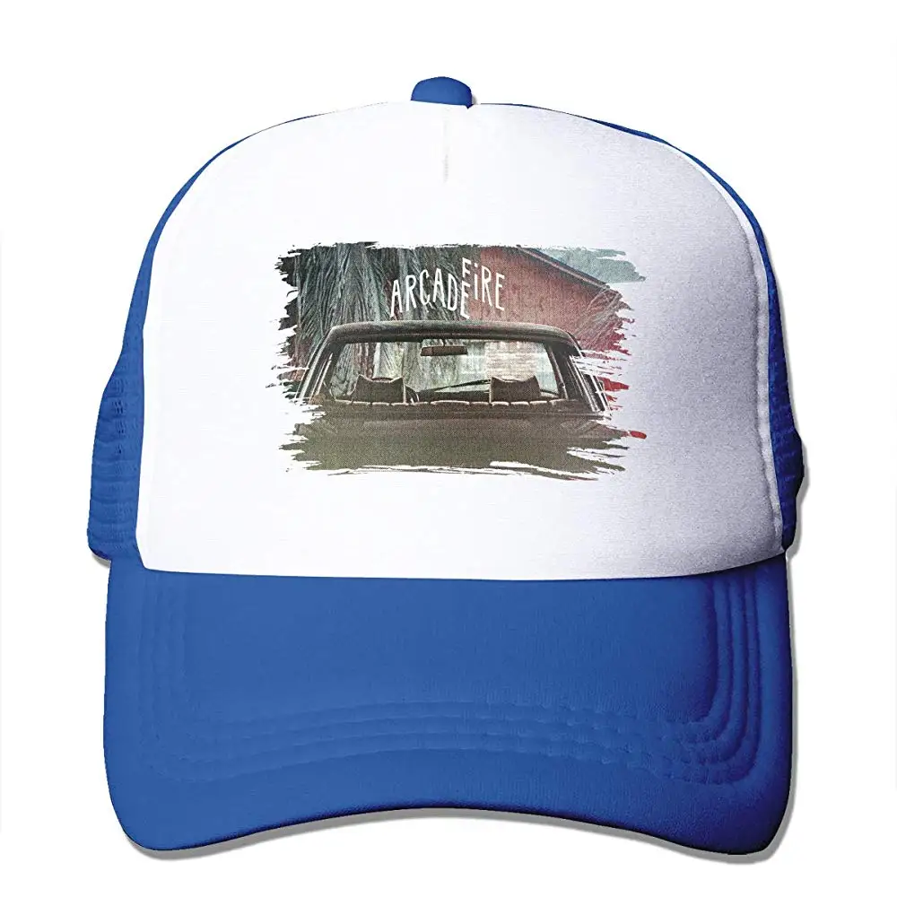 TSDFCArcade Fire милый логотип музыкальной группы Дальнобойщик шляпа бейсбольная Кепка Сетка Черная кепка для подростков и взрослых