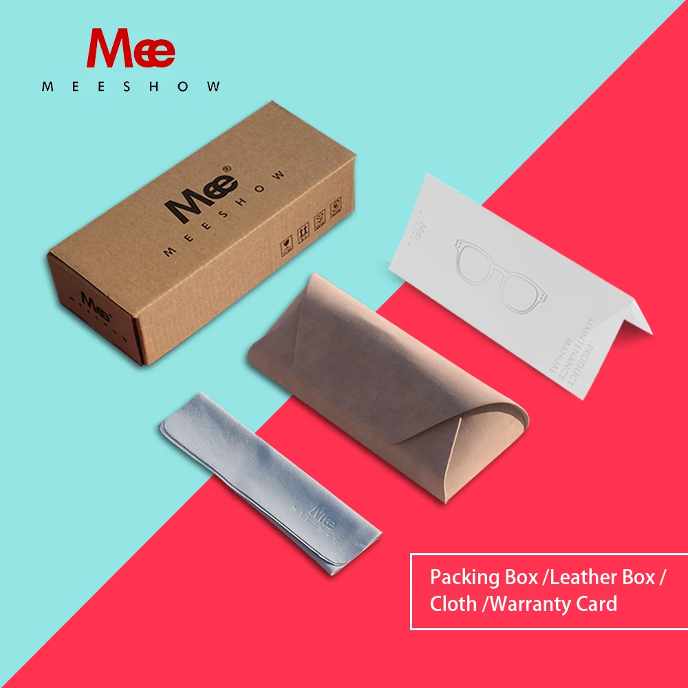 Meeshow титановые очки по рецепту женские оправа без оправы ультралегкие мужские