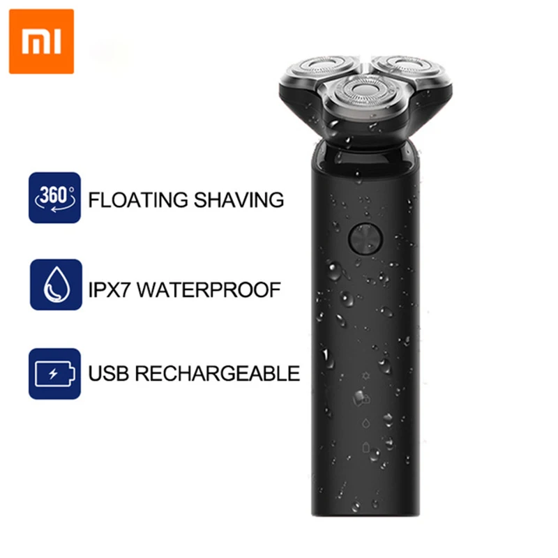 Электробритва Xiaomi Mijia для мужчин перезаряжаемая Бритва сухого и влажного бритья