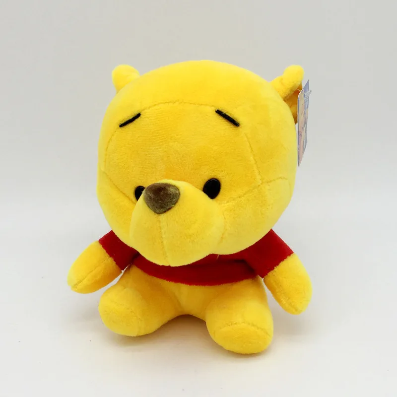 12-20cm Winnie the Pooh Bear Tiger Pig Anime Cute Cartoon Plush Dolls Toys Keychain Pendant Room decoration Kids Birthday Gift 4