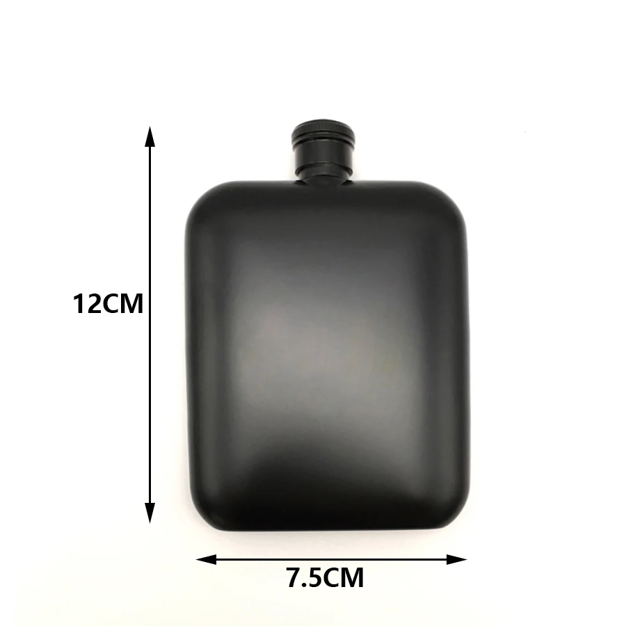 XYKIT Pocket 6OZ Hip Flask with Free Funnel Stainless Steel Leak Proof Flasks of Alcohol Whiskey Gift for Men