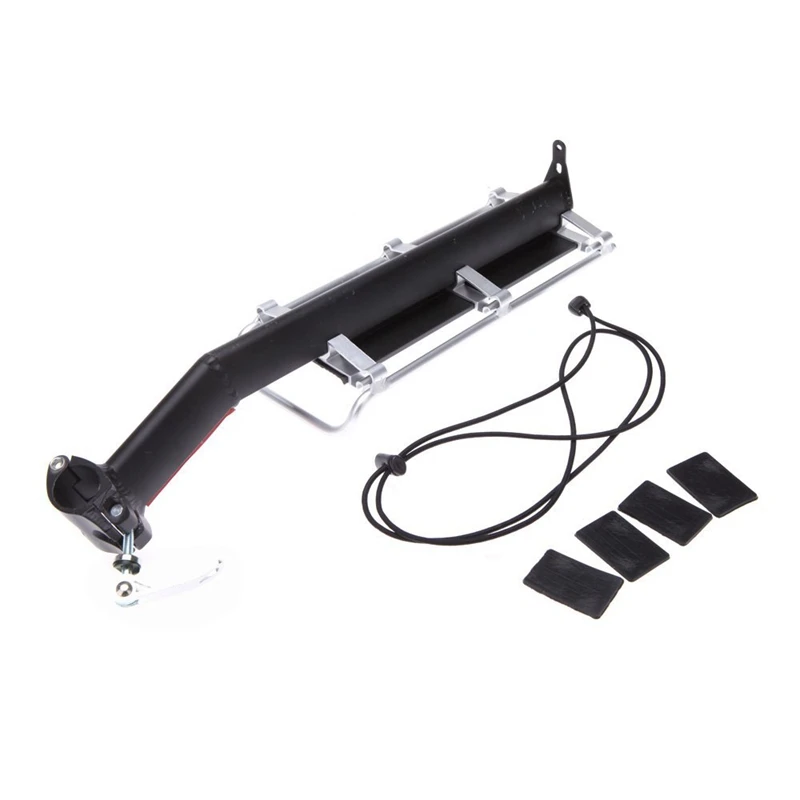 MTB Bike Bicycle Carrier Rack Seat Post Rear Shelf Aluminum Alloy Quick Removal and Installation Black