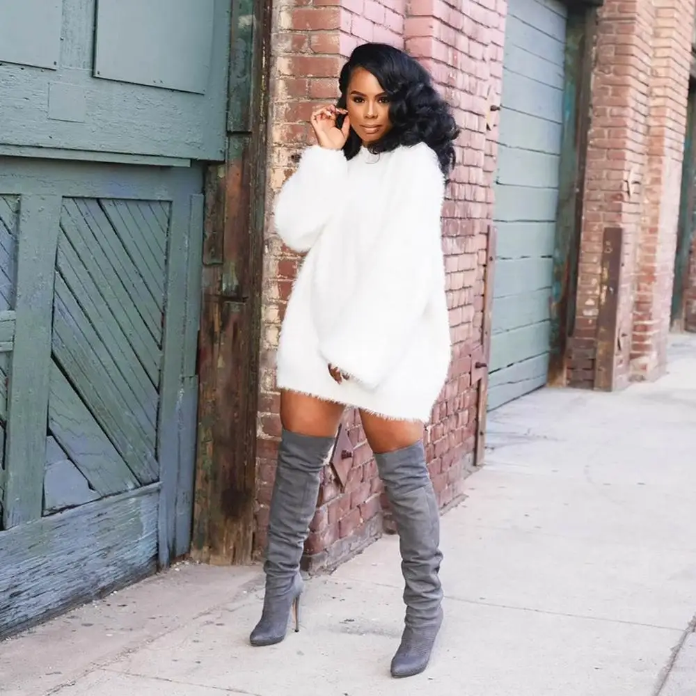 Women's Sweater Lady's Sweatergen Fashion Pullover Winter Clothes Warm Round Neck Long Sleeve Sueter Mujer Invierno Women's Sweater Lady's Sweatergen Fashion Pullover Winter Clothes Warm Round Neck Long Sleeve Sueter Mujer Invierno