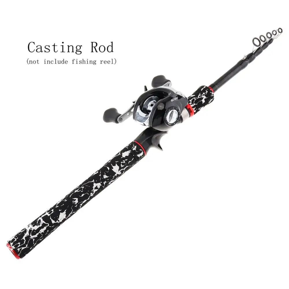 casting rod 2,4 м камуфляжная 6 секционная Удочка из углеродного волокна, ультра светильник, Спиннинг/литье, удочка, прочная и долговечная - Цвет: casting rod