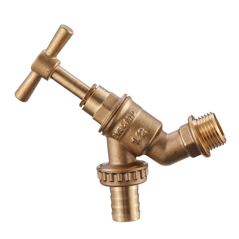 S60x6 IBC кран слив резервуара грубая нить адаптер в Латунь Сад кран 1/2 ''сопло садового шланга сменный кран разъем запорный штуцер