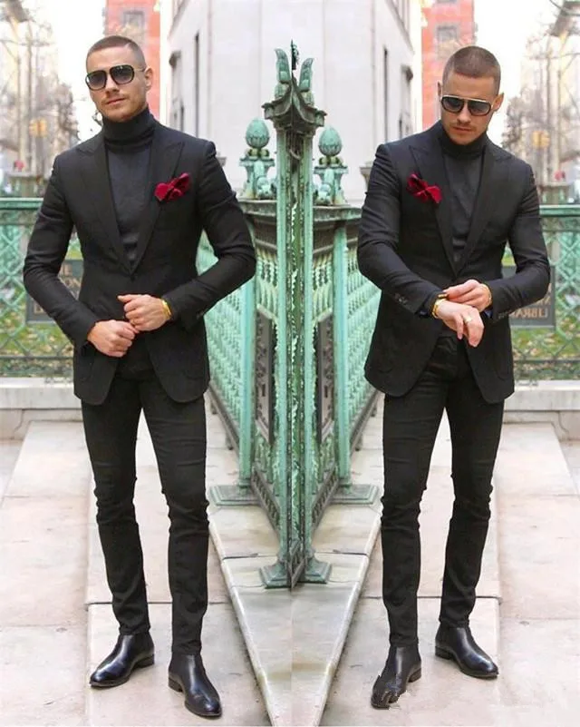 style 13 Мужские костюмы, повседневные мужские блейзеры, красивый мужской пиджак, приталенное Мужское пальто и штаны, 2 предмета, новейший дизайн, костюм Homme Ternos - Цвет: style 13