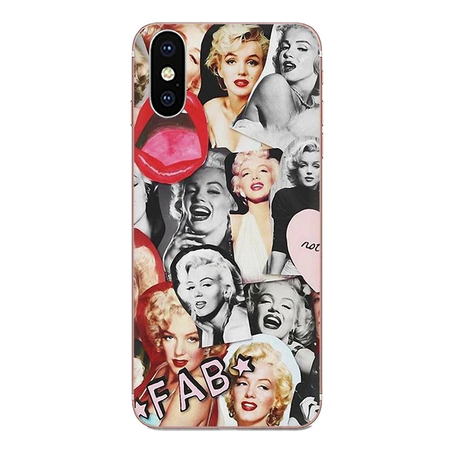 Audrey Hepburn Marilyn Monroe Drawing For Galaxy Alpha Note 10 Pro A10 A20 A20E A30 A40 A50 A60 A70 A80 A90 M10 M20 M30 M40