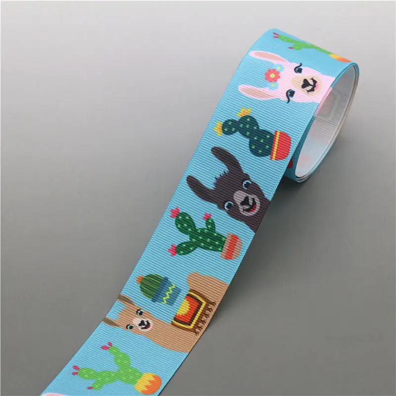 DHK 1,5 ''50 ярдов животные лиса напечатанный Grosgrain ленточный аксессуар Hairbow головной убор украшение «сделай сам» оптом 38 мм S1127 - Цвет: 10280