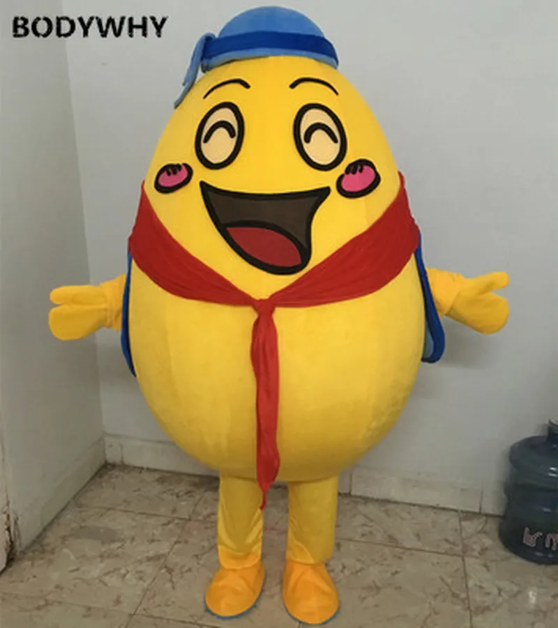 

2020 Chicken Egg Mascot Costume Painting on Eggshell Easter Character Giftware Mascot High-quality Mascot Costume Suits Ad