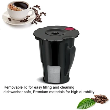 

2 Pack Reusable Coffee Filter for Keurig 2.0 My K-Cup Replacement Part Series