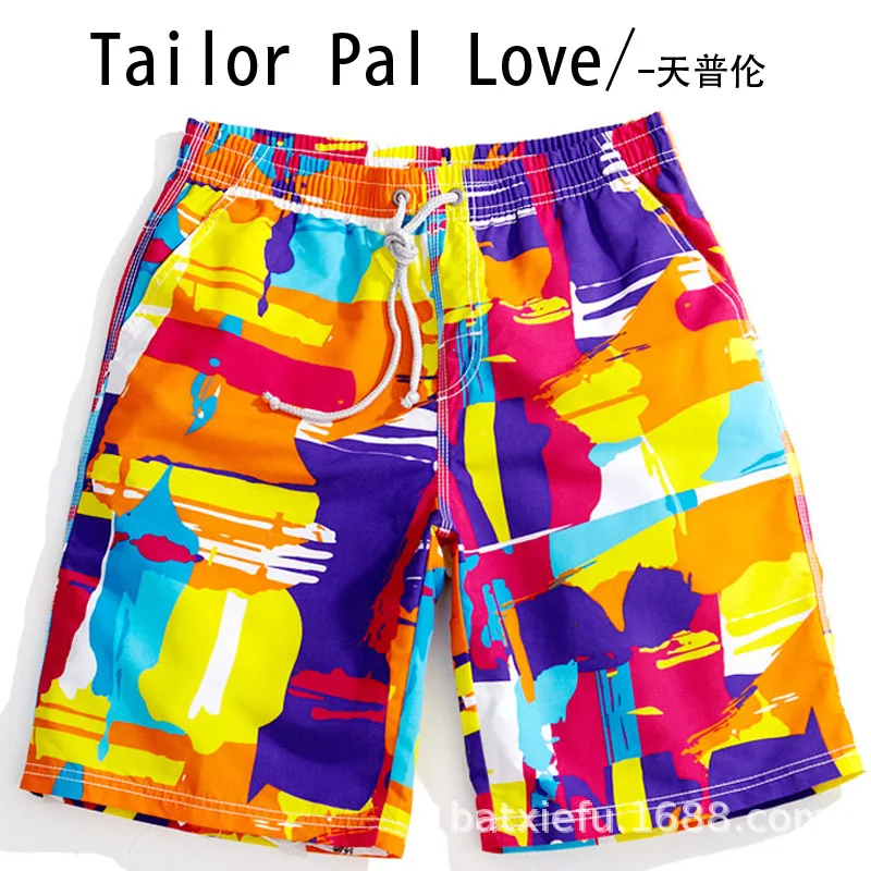

Couples Beach Shorts Shorts Men's Printed Casual Large Size Shorts Men's Boardshort Beach Pants 1401