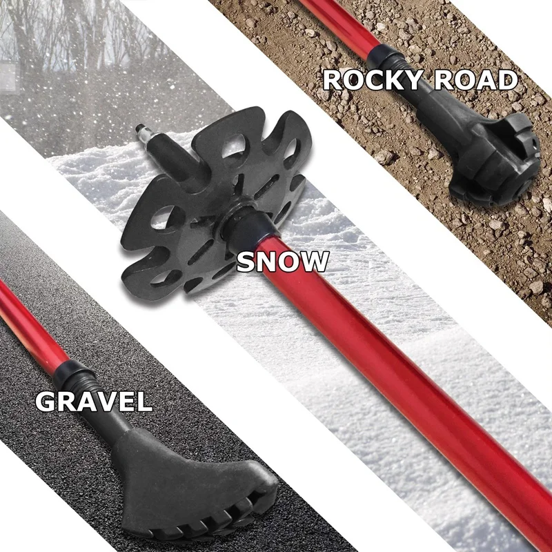 Аксессуары для треккинга и походов 6-Pack противоскользящие износостойкие трости защитные подушечки для путешествий кемпинга
