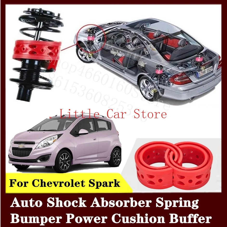 

2PCS Front Rear Suspension Shock Bumper Spring Coil Cushion Buffer For Chevrolet Spark
