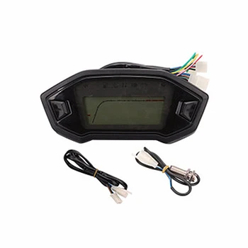 

Motorcycle dashboard odometer code meter tachometer MAX 199 LCD digital speedometer