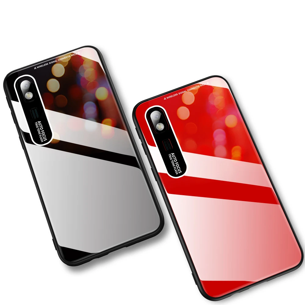 

Luxury Glass Mirror Case For Xiaomi Mi 8 Lite 8SE 9 9SE CC9 CC9E Cases Redmi Note 7 K20 Pro Tempered Glass Phone Shell Cover