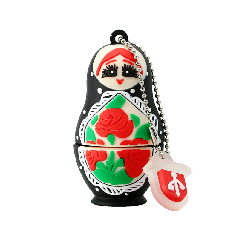 Usb флеш-накопитель Cle Matryoshka для девочек, 128 ГБ, 256 ГБ, 4 ГБ, 8 ГБ, 16 ГБ, 32 ГБ, 64 ГБ, флеш-накопитель usb2.0, флеш-накопитель, милая карта памяти для русской куклы