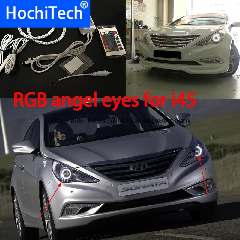 HochiTech RGB многоцветный светодиодный комплект колец &quotангельские глазки&quot супер