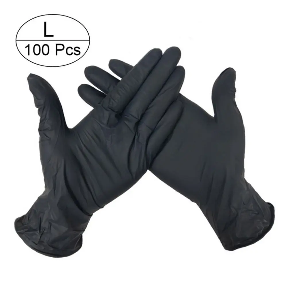 

100pcs Disposable Nitrile Gloves Examination Nitrile Gloves Food Grade Disposable Working Gloves White