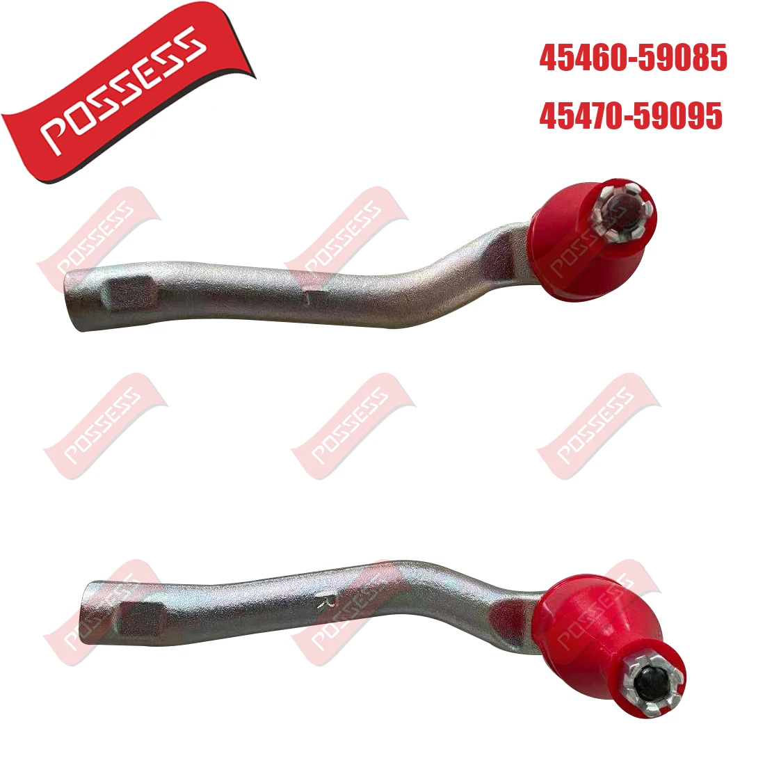 

A Pair of Front Axle Inner Steering Tie Rod Ends Ball Joint For Lexus LS460 USF40 USF41 ，OE 45460-59085 45470-59095