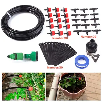 

New Style 25M DIY Micro Drip Irrigation System Plant Automatic Self Watering Garden Hose Kits