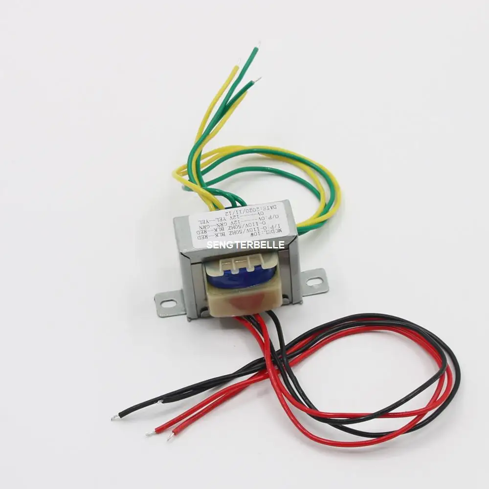 1PC Hifi 10W 10VA EI Transformer For Preamp DAC Amp Board 0 12V 0 12V
