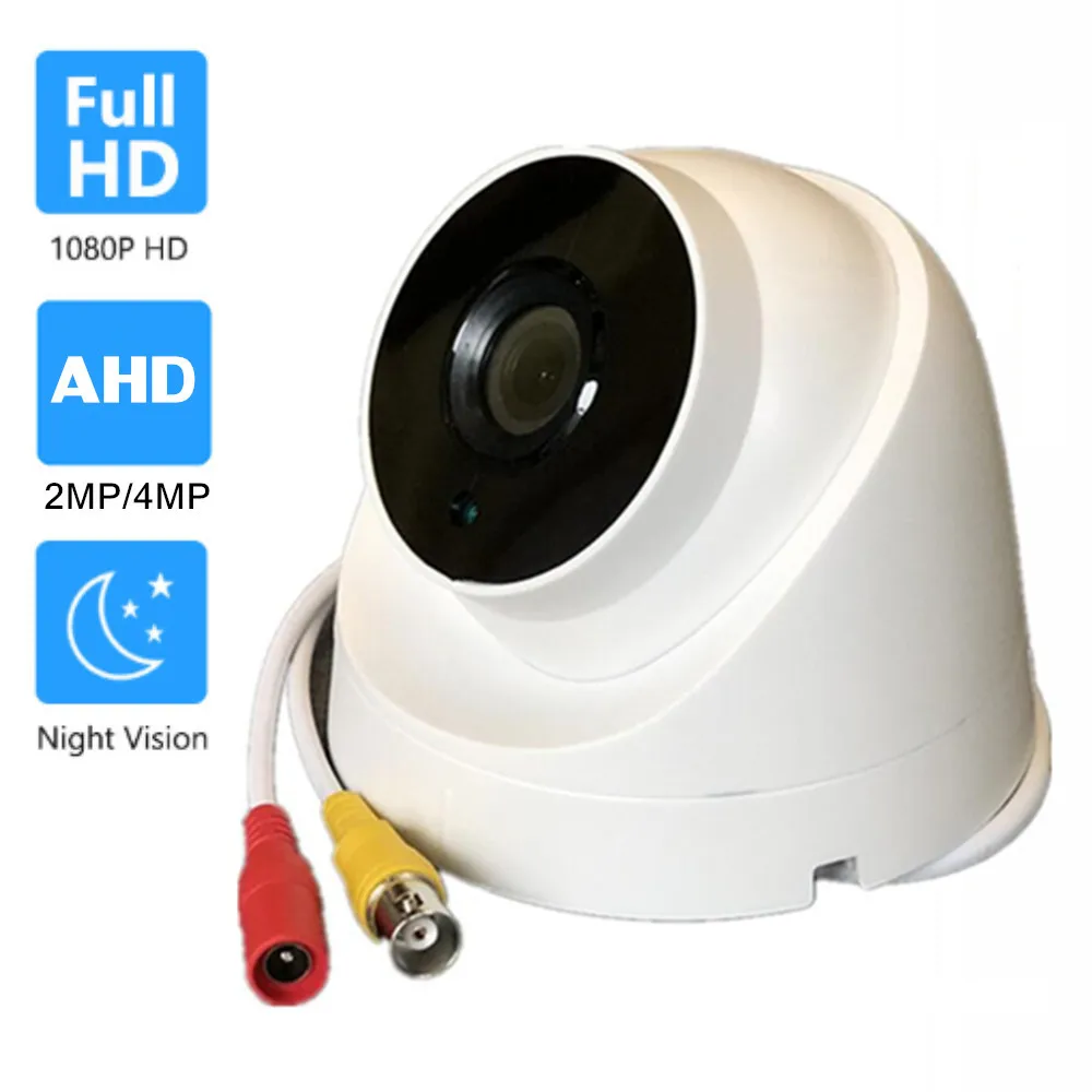 AHD Camera Full HD 1080P 2MP 4MP Indoor Dome Home Security With 3pcs Array Led Night Vision Surveillance PAL/NTSC | Безопасность и
