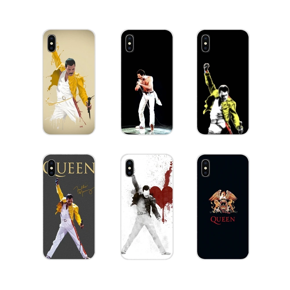Прозрачные мягкие чехлы для Xiaomi Mi4 Mi5 Mi5S Mi6 Mi A1 A2 5X 6X 8 9 Lite SE Pro Max Mix 2 3 2S Freddie Mercury