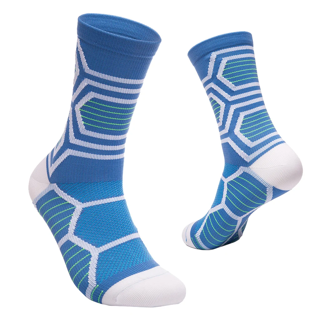 3 Pair Cotton Mid-Calf Socks Compression Socks Moisture Wicking Hiking Sport Socks for Outdoor Sport Snowboarding