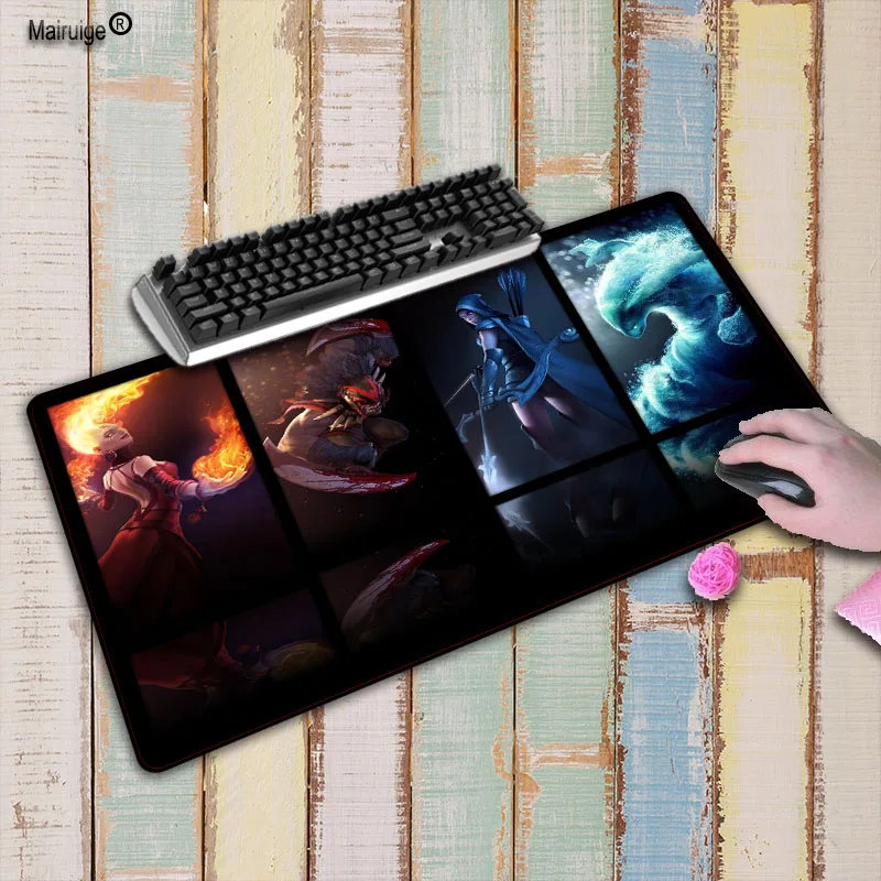DOTA Speed Version Large Gaming Mouse Pad Lockedge Mouse Mat For Laptop Computer Desk Pad Keyboard