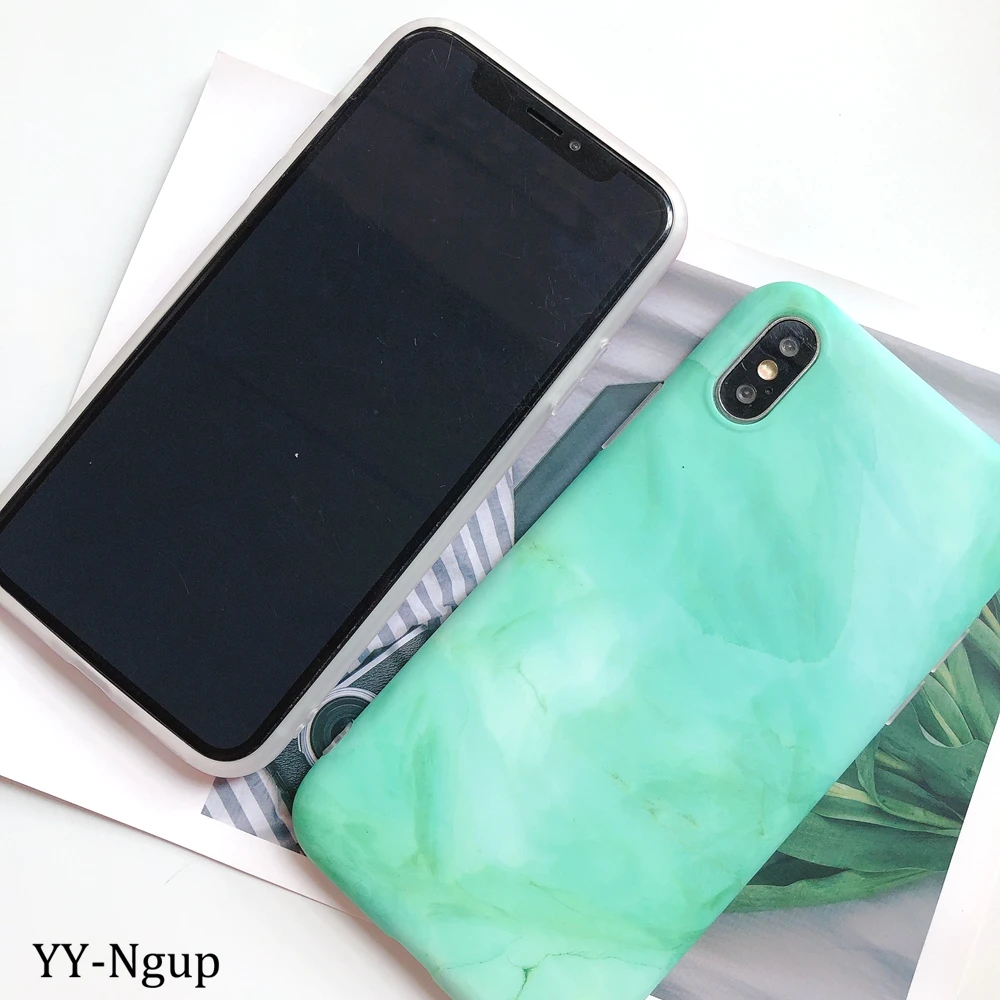 Мраморный чехол для Etui iPhone 7 XR матовый Силиконовый женщин 11 Pro XS Max 6s 8 Plus Carcasa
