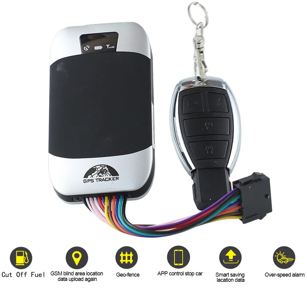 Coban TK303G Car GSM/GPRS/GPS Tracker Vehicle Tracker GPS Navigation Locator Waterproof IP66 Remote Control Cut Off Engine