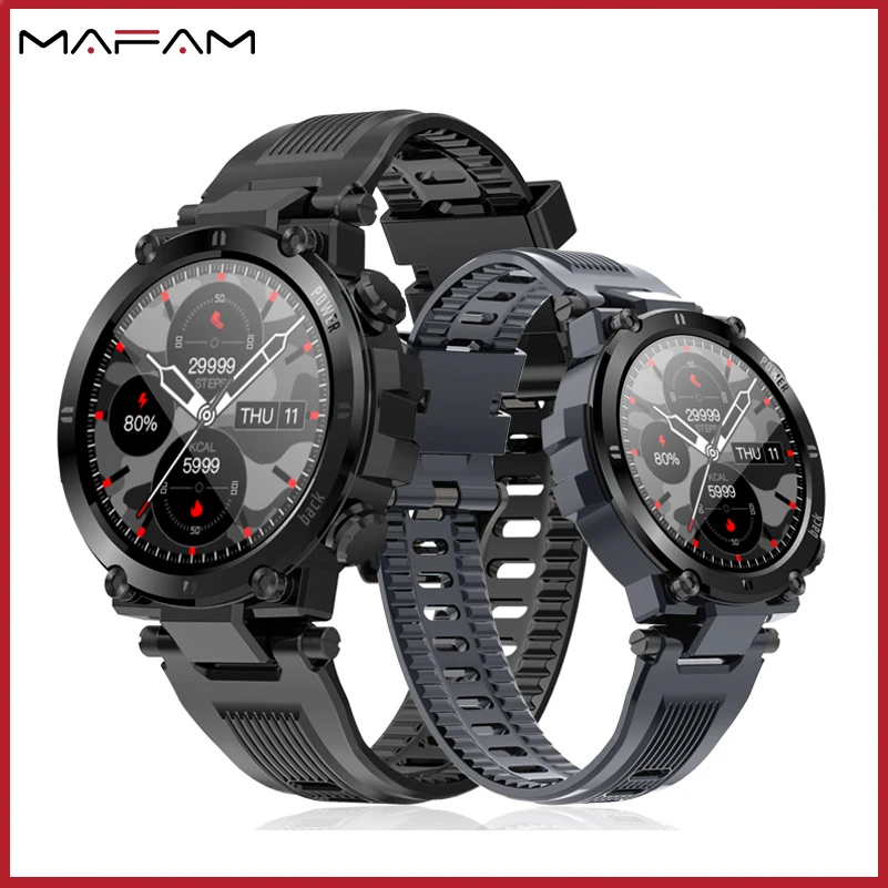 MAFAM D13 Sport Male Smart Watch 1.3 inch Round IP68 Waterproof Men Watches Heart Rate Blood Pressure Monitoring Fitness Tracker |