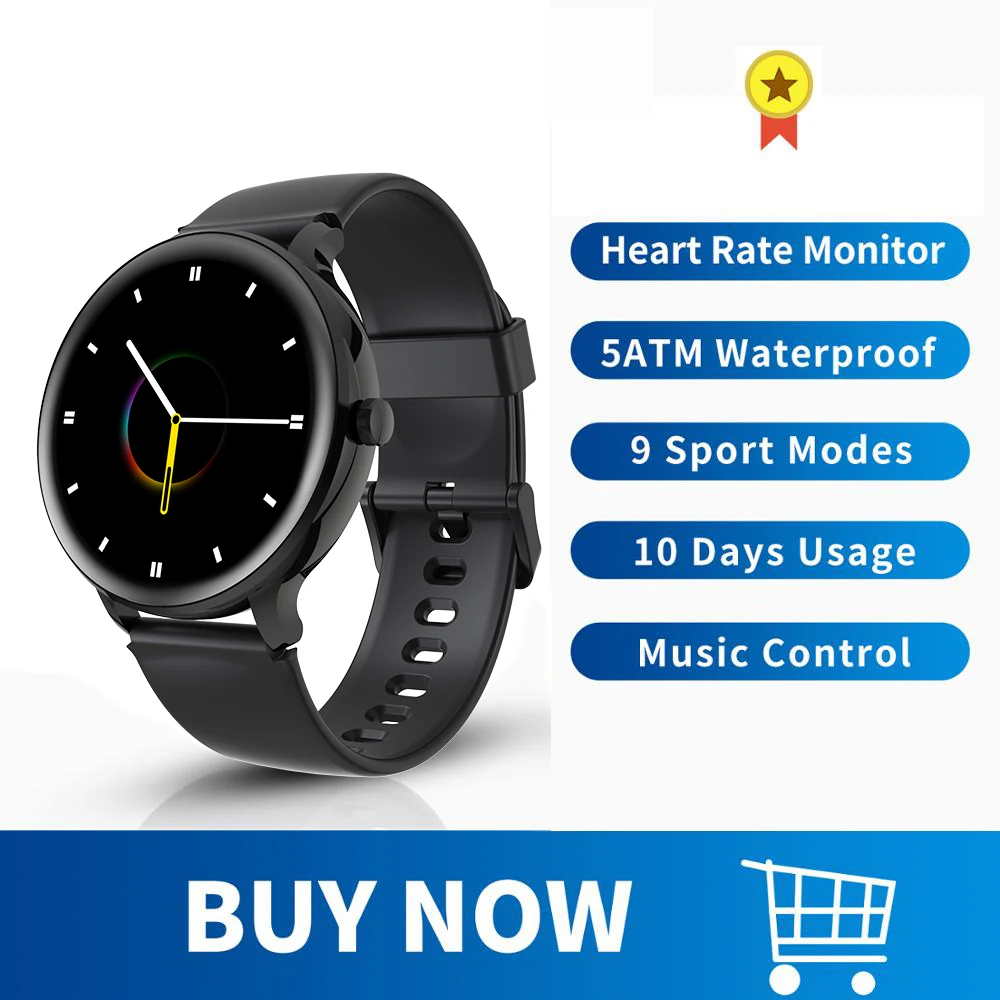 

New Blackview X2 Smart Watch Heart Rate Men Women Sports Watch Ultra-Long Battrey for IOS Android Phone Sleep Monitor