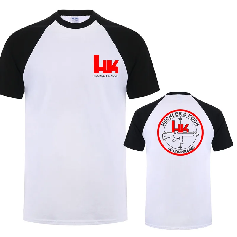 Hk Heckler Koch No Compromise Man T-shirt Cotton Cool Heckler Koch T Shirts Tops LH-229 2
