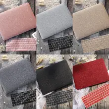 Шикарный чехол для ноутбука MacBook Air Pro retina 13 /Air 11 13,3 дюймов, пластиковый жесткий корпус, защитный чехол для клавиатуры