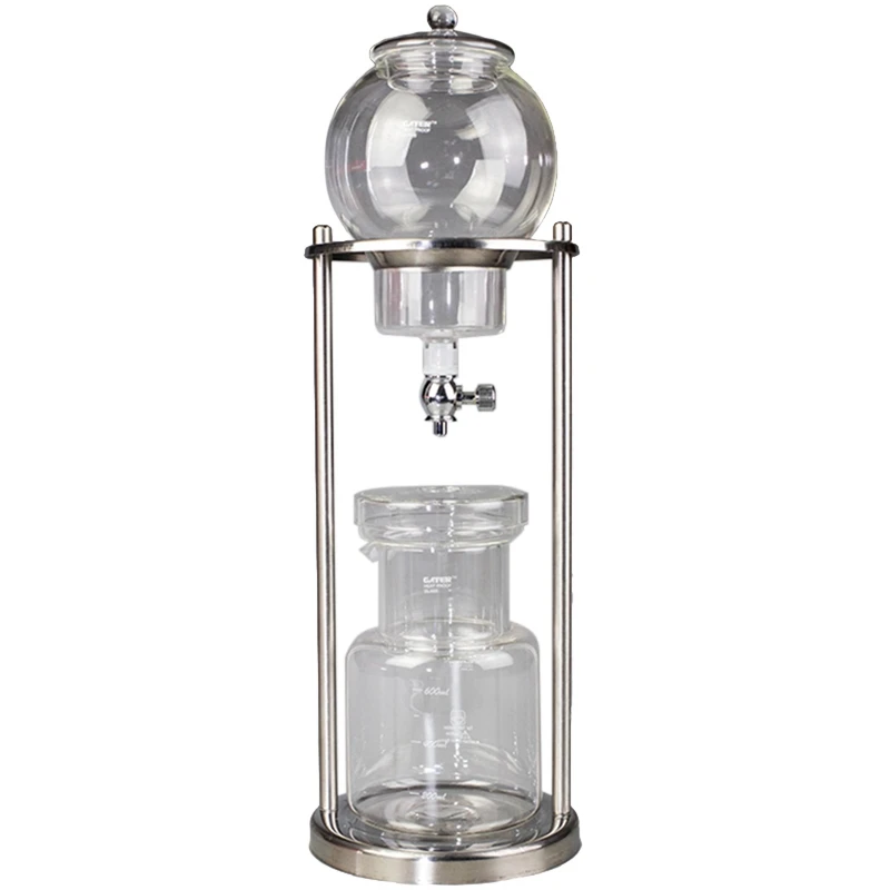 

EASY-Gater New 600Ml Water Drip Coffee Maker Reusable Glass Filter Tools Espresso Coffee Dripper Pot Ice Brew Coffee Machine