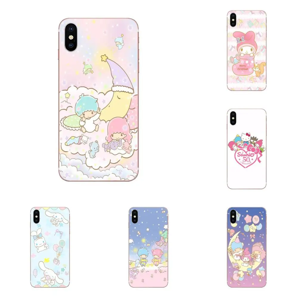 

Soft TPU Phone Coque For Samsung Galaxy Note 5 8 9 S3 S4 S5 S6 S7 S8 S9 S10 5G mini Edge Plus Lite Sanrio Characters