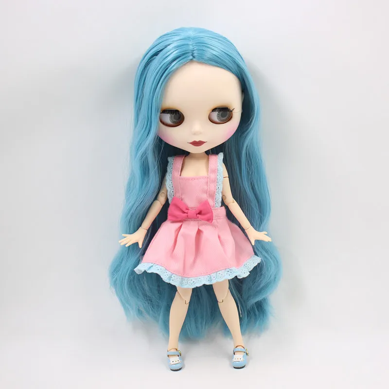 Fortune Days 1/6 bjd кукла шарнирное тело № BL2749/280 голубые волосы новое матовое лицо с 4 цветными глазами DBS Подарочная игрушка по индивидуальному заказу