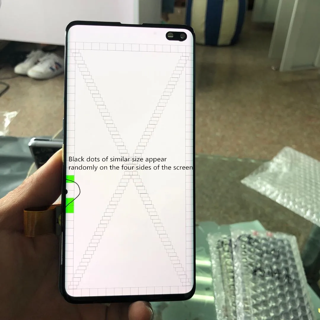 SUPER AMOLED LCD For SAMSUNG Galaxy S10PLUS Display S10+ Plus G9750 G975F Touch Screen Digitizer Assembly+dead pixel | Мобильные