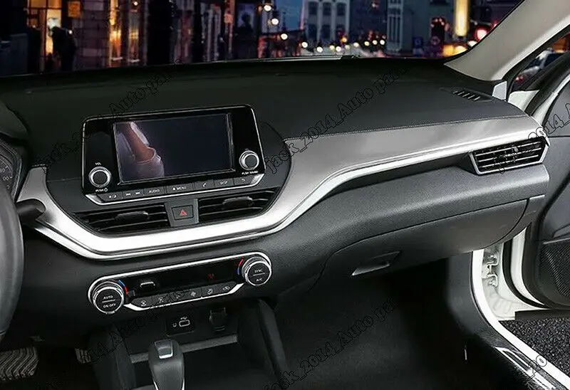 Авто аксессуар внутренняя отделка для Nissan Teana Altima ABS хром центральная консоль для салона панель лента-наклейка
