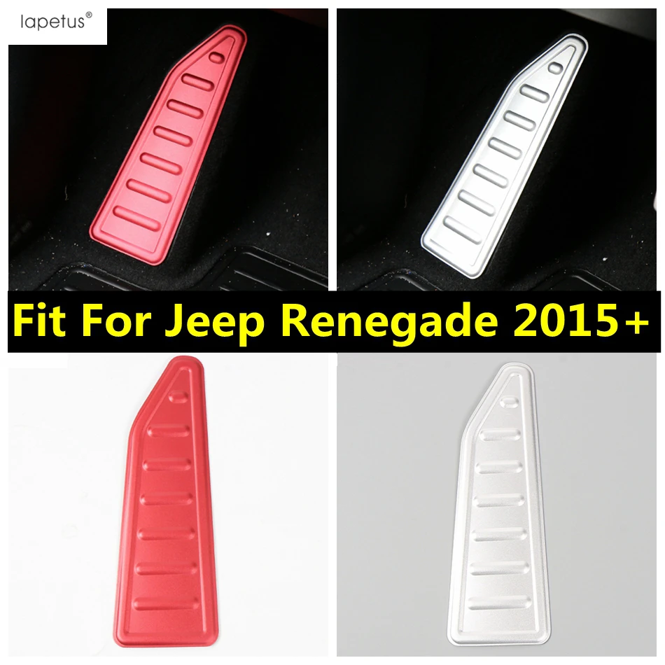 

Side Left Foot Rest Pedal Pad Plate Footrest Decoration Protection Cover Trim Accessories Interior For Jeep Renegade 2015 - 2020