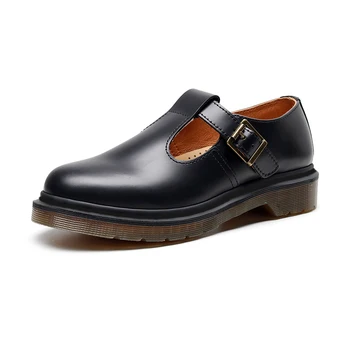 

Women Boots Doc Sophia Wanama Mary Jane Strap Classic High Quality Leather Shoes Ladies Fashion Casual Women Boots Martins 2020